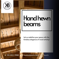 Hand Hewn Beams in Austin